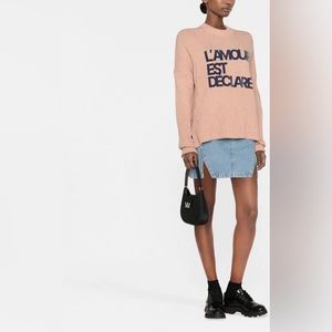 ZADIG & VOLTAIRE WOMEN’S BLUSH PINK SWEATER ⭐️